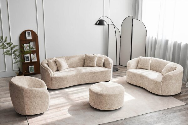 Двуместен диван DOLCE VITA 170x96x73 бежов