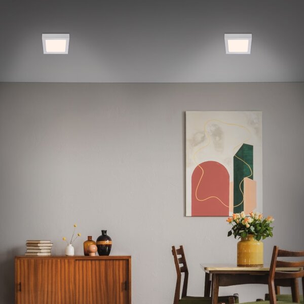 Briloner 7123-014 - LED плафон FIRE LED/12W/230V 3000K 17x17cm
