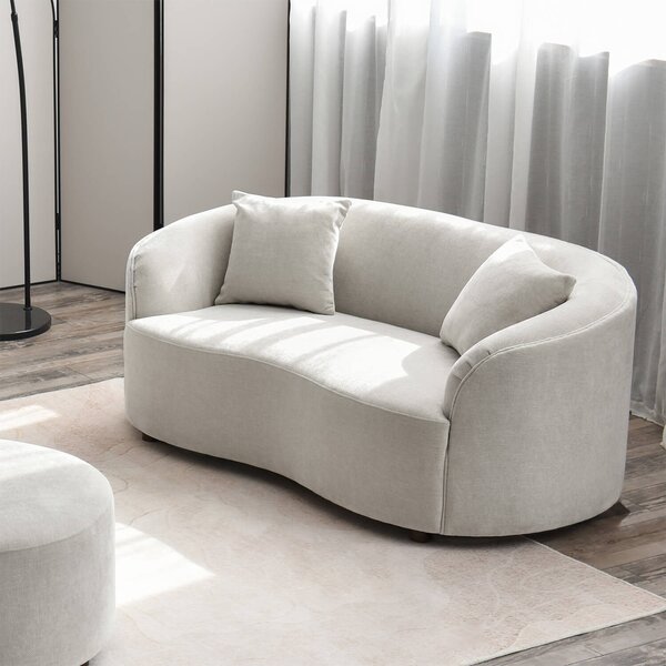 Двуместен диван DOLCE VITA 170x96x73 слонова кост