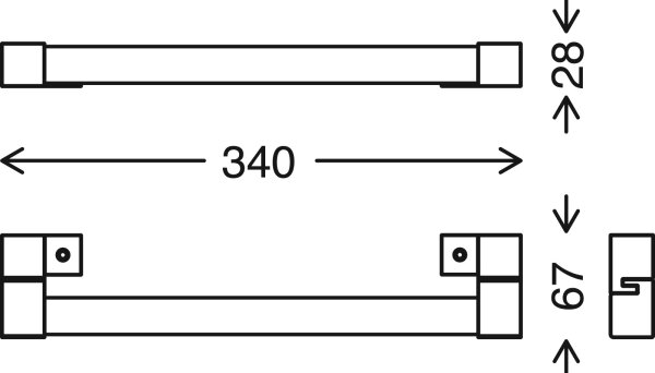 Briloner 2107-018 - LED осветление за огледало LED/8W/230V IP44 лъскав хром