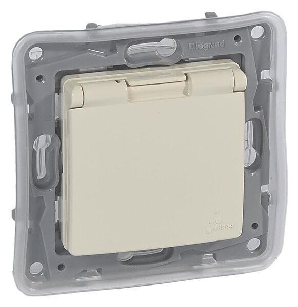 LEGRAND Контакт шуко IP44 NILOE 16A крем
