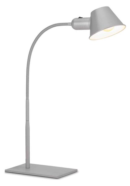 Brilo - Настолна лампа 1xE27/10W/230V матов хром
