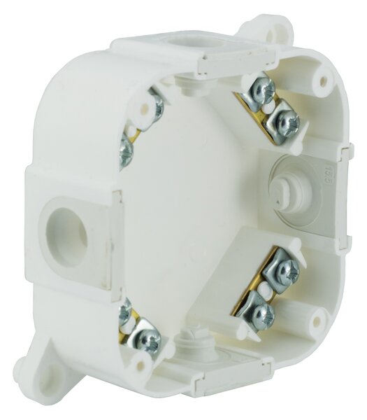 VP074-51 РАЗКЛ. КУТИЯ С КЛЕМИ 88Х88ММ IP44 БЯЛ
