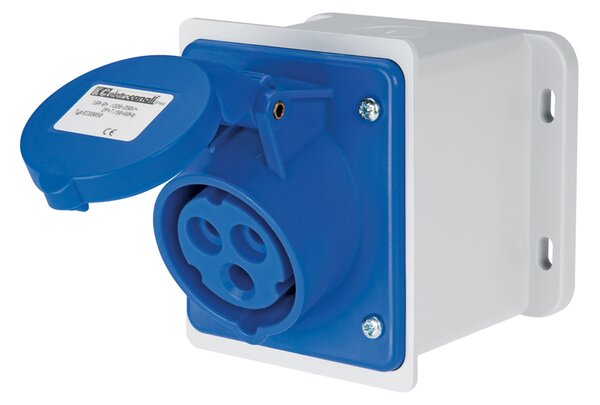 EC690 КОНТАКТ OТКРИТ MОНТАЖ 16А IP44 1P+N+E 220-240V