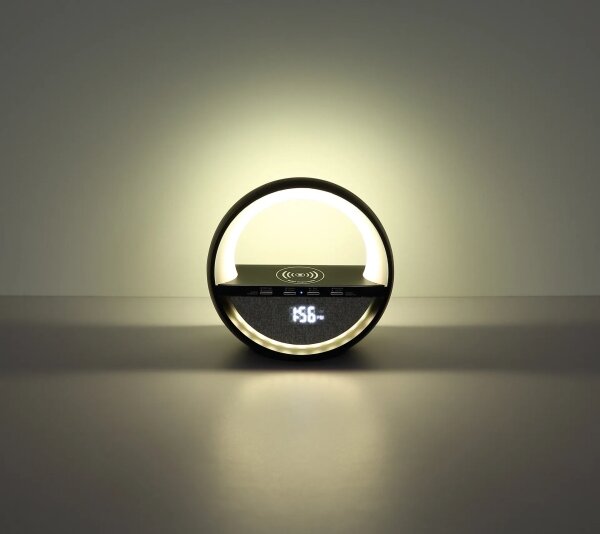 Globo 39907S -LED RGBW Dot презареждаема настолна лампа с високоговорител SOUNDRA LED/3,5W/5V 1800 mAh