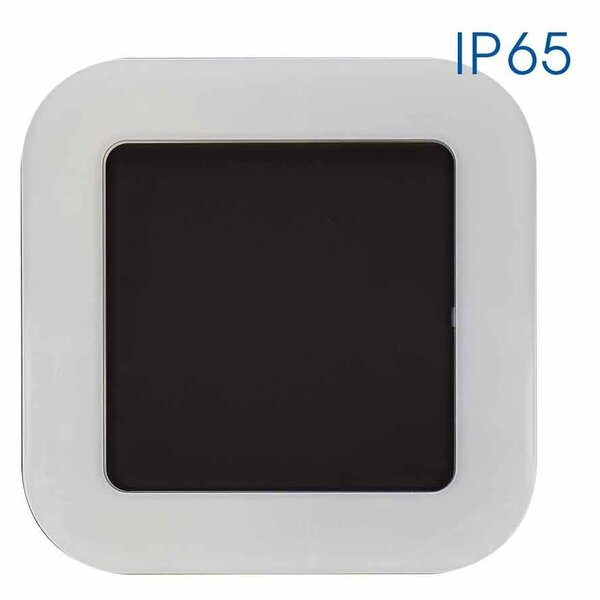 V LED ПЛАФОН DOLCE/SQ 15W 4000K BK IP65