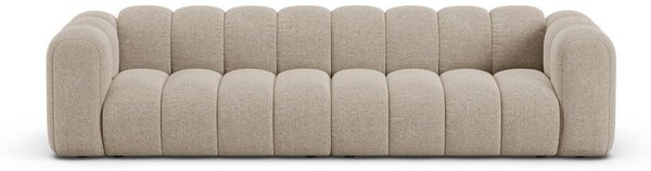 Бежов шенилов диван 290 cm Lupine – Micadoni