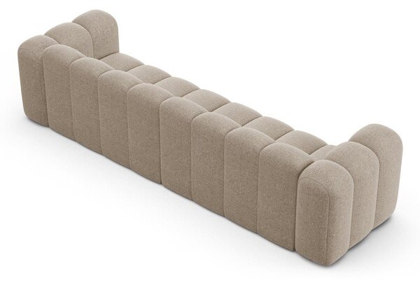 Бежов шенилов диван 290 cm Lupine – Micadoni