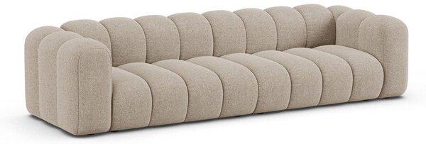 Бежов шенилов диван 290 cm Lupine – Micadoni