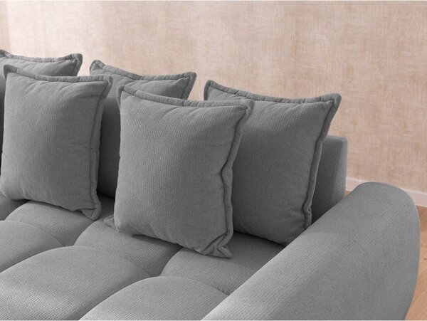Сив ъглов диван (десен ъгъл) Albane – Ropez