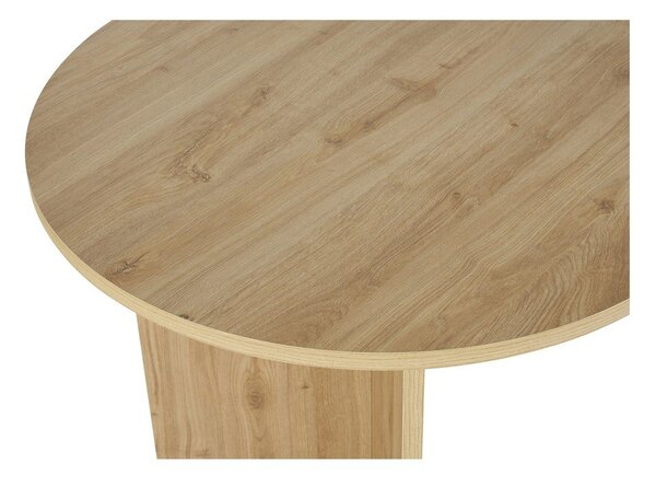 Трапезна маса с дъбов декор 89,5x180 cm Sablin – Kalune Design