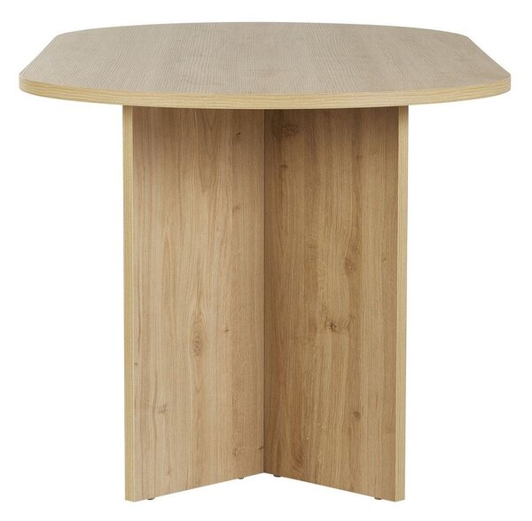 Трапезна маса с дъбов декор 89,5x180 cm Sablin – Kalune Design