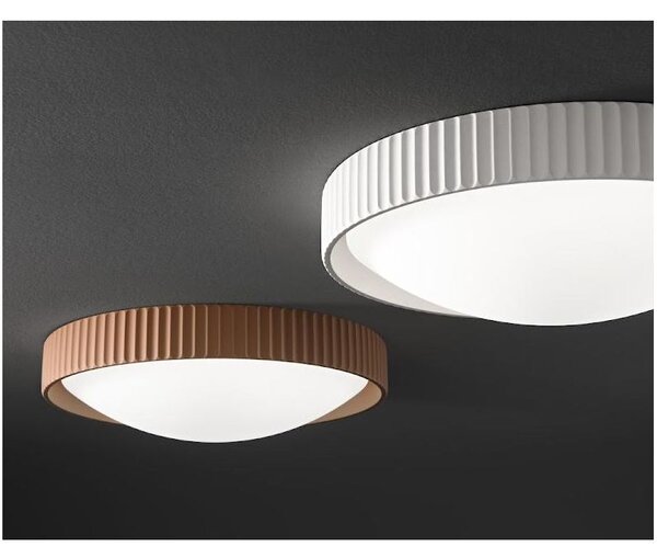 CONCRETE Плафон 20W 3000K Ф410mm Сив