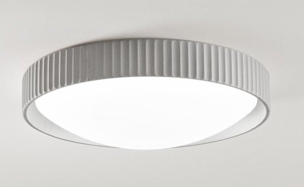 CONCRETE Плафон 20W 3000K Ф410mm Сив