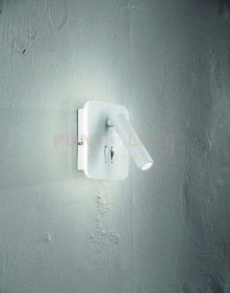 SELLA LED Аплик 6+3W 3000К 130х130мм Бял