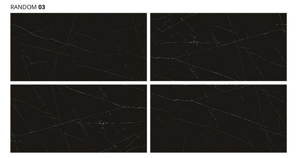 Гранитогрес REVERSO BLACK High Glossy 60x120cm