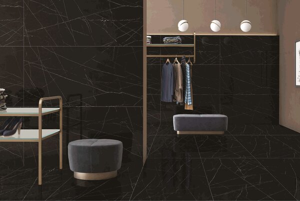 Гранитогрес REVERSO BLACK High Glossy 60x120cm