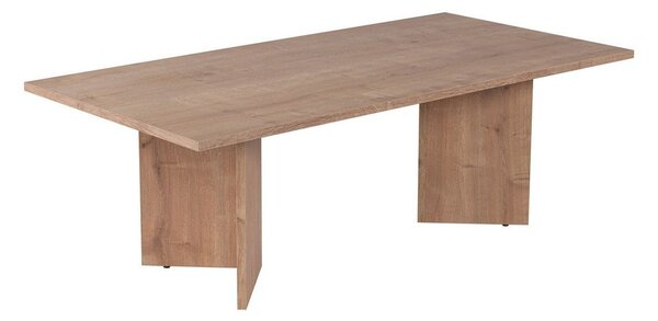 Масичка за кафе с дъбов декор в естествен цвят 60x119 cm Sabin – Kalune Design