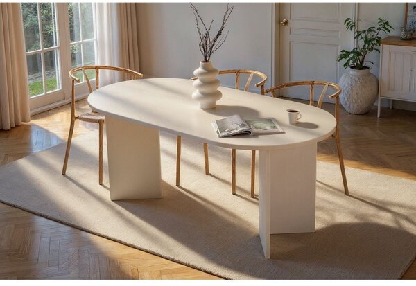 Полугланцова трапезна маса 89,5x180 cm Sablin – Kalune Design