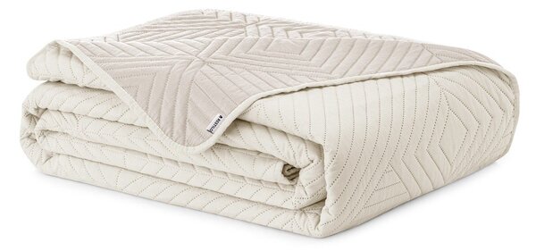 Кремаво капитонирано покривало за легло от микрофибър 240x260 cm Softa – Restilo