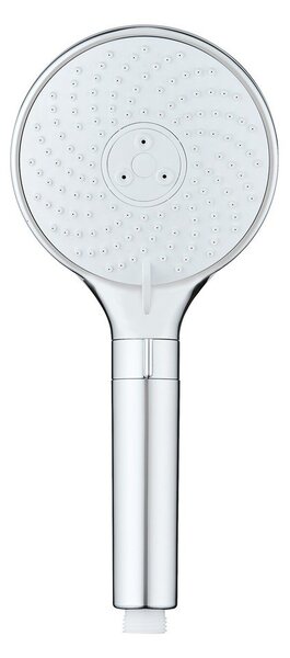 Пластмасова душ глава в блестящо сребрист цвят ø 12 cm Water Saving – Wenko