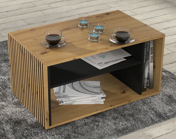 Масичка за кафе AURIS, 87x55, дъб артисан
