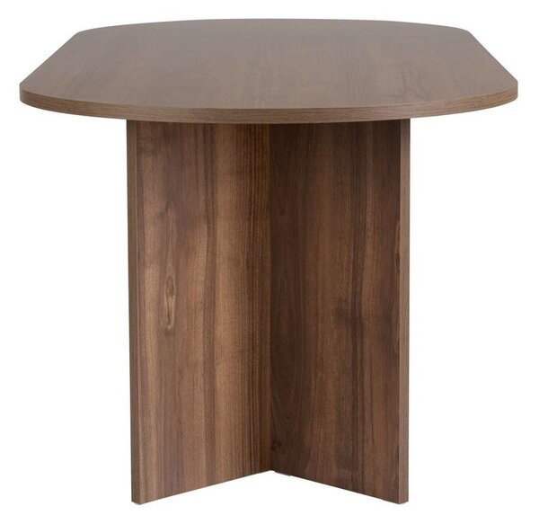 Трапезна маса с орехов декор 90x200 cm Sabella – Kalune Design