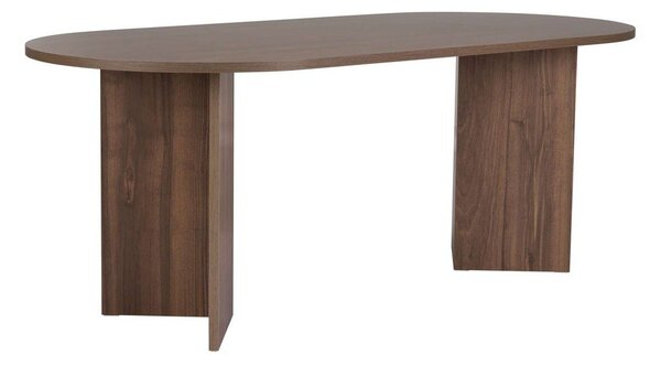 Трапезна маса с орехов декор 90x200 cm Sabella – Kalune Design