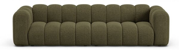 Зелен шенилов диван 290 cm Lupine – Micadoni