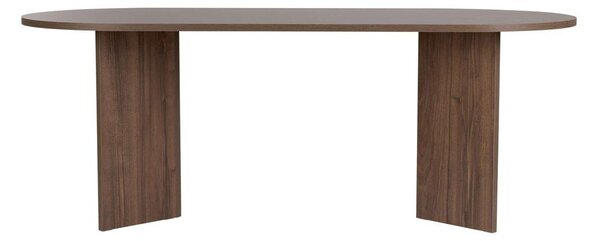 Трапезна маса с орехов декор 90x200 cm Sabella – Kalune Design