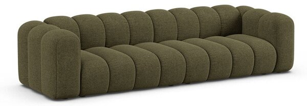 Зелен шенилов диван 290 cm Lupine – Micadoni