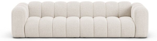 Кремав шенилов диван 290 cm Lupine – Micadoni