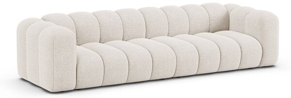 Кремав шенилов диван 290 cm Lupine – Micadoni