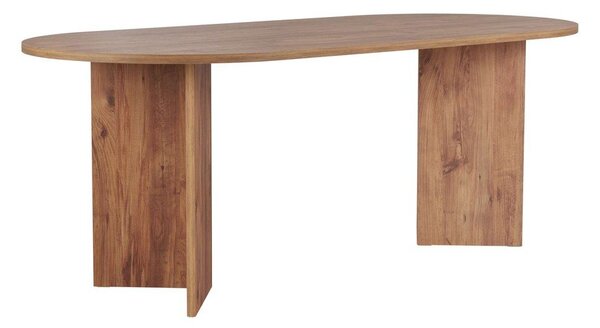 Трапезна маса с боров декор 90x200 cm Sabella – Kalune Design
