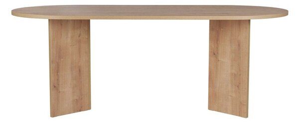 Трапезна маса с дъбов декор 90x200 cm Sabella – Kalune Design
