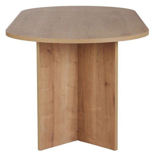 Трапезна маса с дъбов декор 90x200 cm Sabella – Kalune Design