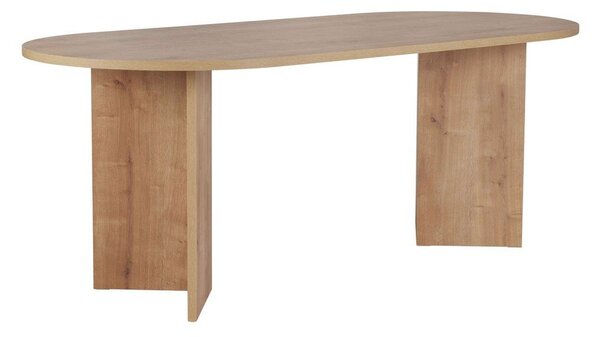 Трапезна маса с дъбов декор 90x200 cm Sabella – Kalune Design