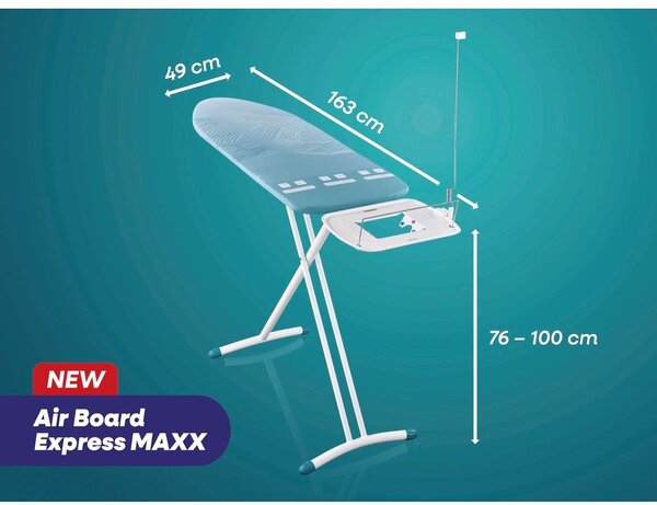 Дъска за гладене 130x45 cm AirBoard Express L Solid MAXX – LEIFHEIT