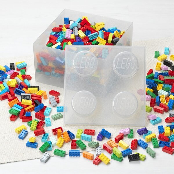 Пластмасова детска кутия за съхранение 25x25x18 cm – LEGO®
