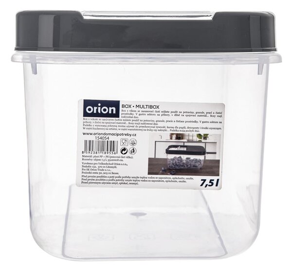 Пластмасова кутия за съхранение с капак 35x20x18 cm Slop – Orion
