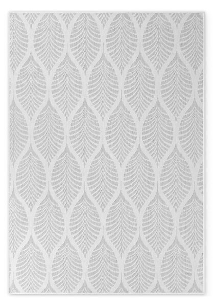 Килим за открито и закрито в цвят слонова кост и сиво 160x230 cm Duet Liora – NORTHRUGS