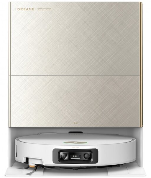 Прахосмукачка робот Dreame X60 Ultra Complete RLX87DE-WH, 180 мин, 0.2 л, AI камери, VersaLift, Автоматизирана станция, Гласови команди, Бял