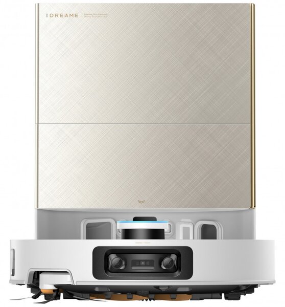 Прахосмукачка робот Dreame X60 Ultra Complete RLX87DE-WH, 180 мин, 0.2 л, AI камери, VersaLift, Автоматизирана станция, Гласови команди, Бял