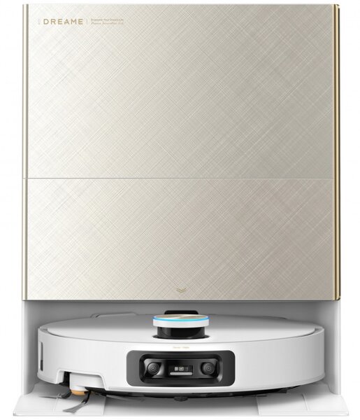 Прахосмукачка робот Dreame X60 Ultra Complete RLX87DE-WH, 180 мин, 0.2 л, AI камери, VersaLift, Автоматизирана станция, Гласови команди, Бял
