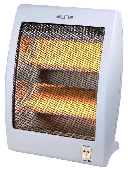 Кварцова печка Elite QH-400, 800W, 2 степени, Изключване при падане, Дръжка, Бял