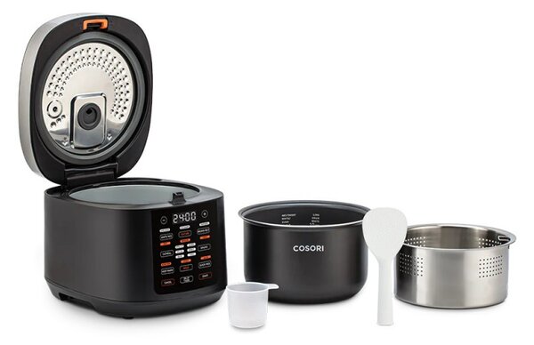 Мултикукър за бавно готвене Cosori CRC-R501-KEU, 970W, 5 л, 17 програми, Таймер, Отложен старт, Черен