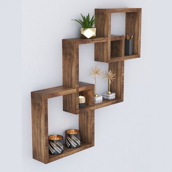 Висящ рафт Maas Walnut