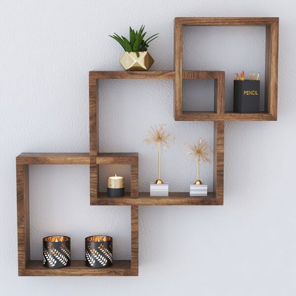 Висящ рафт Maas Walnut