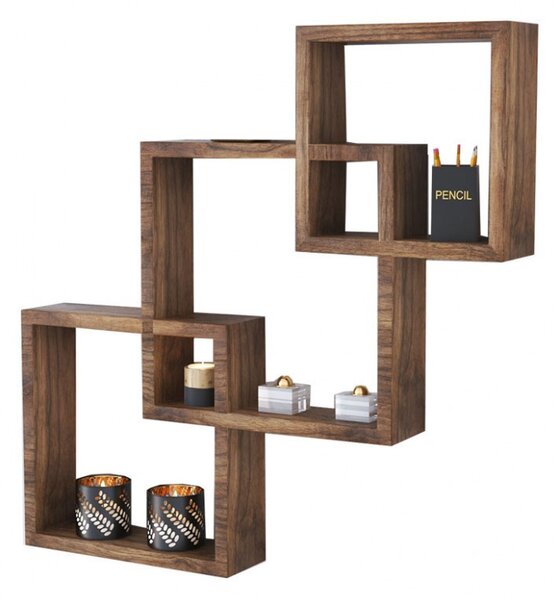 Висящ рафт Maas Walnut