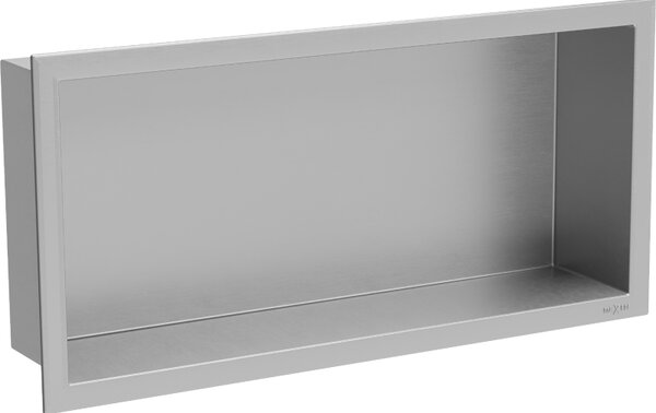 Mexen X-Wall-R вградена полица с лайсна 45 x 20 см, инокс - 1910452010